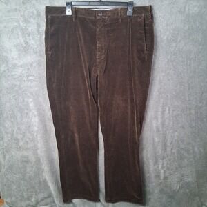 Polo Ralph Lauren Corduroy Pants Mens Size 38x32 Brown Stretch Classic Fit